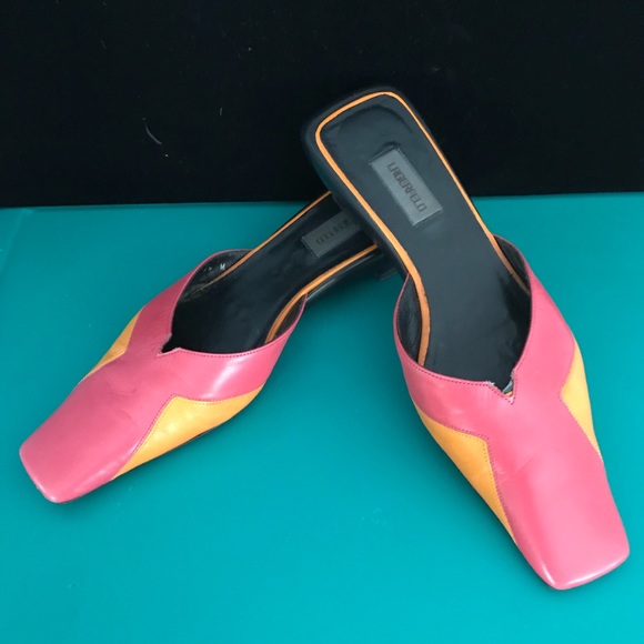 Authentic Karl Lagerfeld Mules Shoes Open Back 6.5